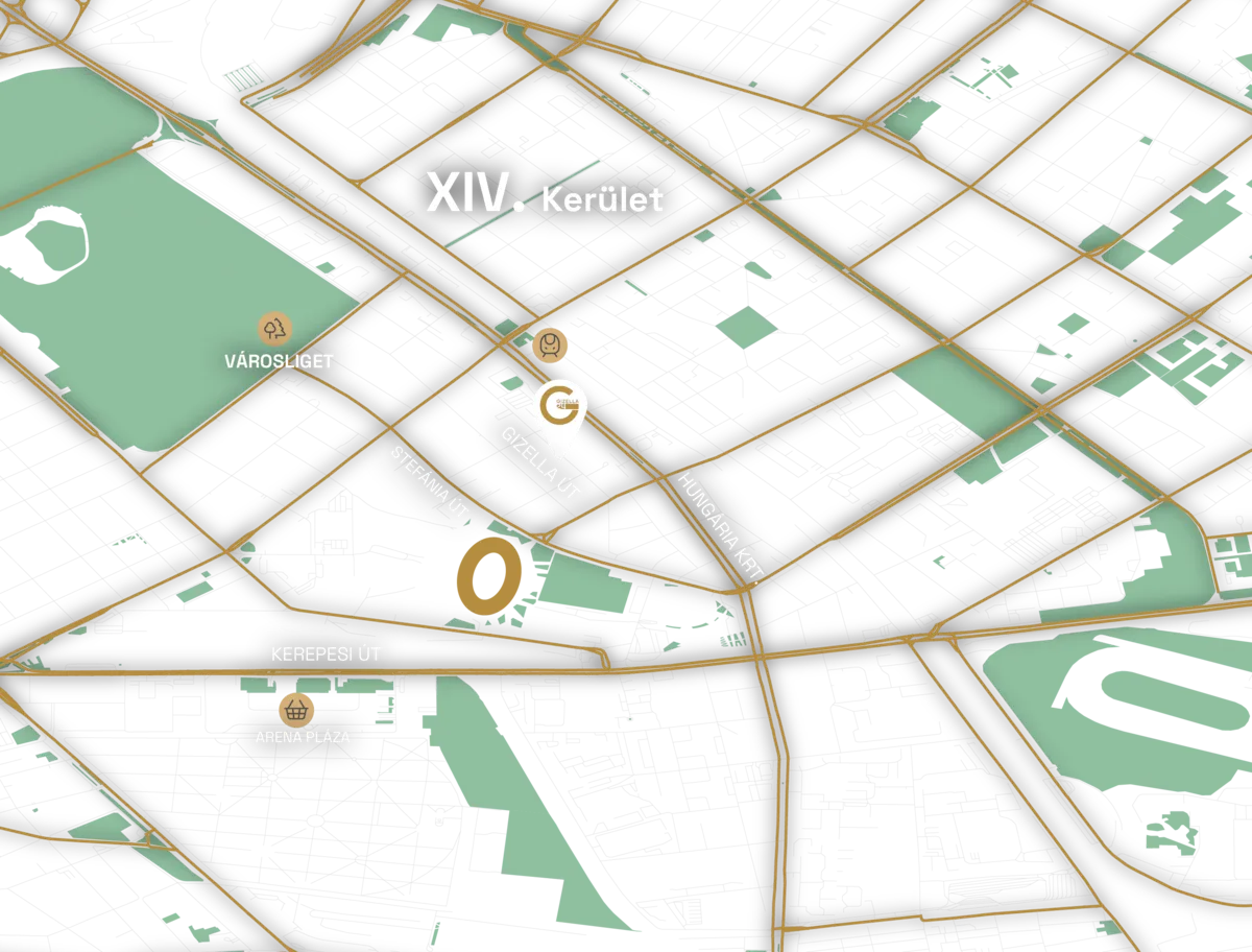 Gizella 24 elhelyezkedés térkép