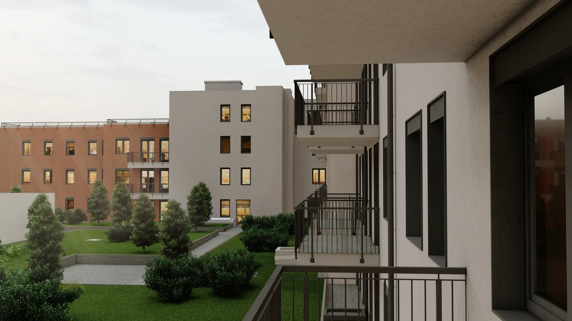 Haller Corner inner courtyard